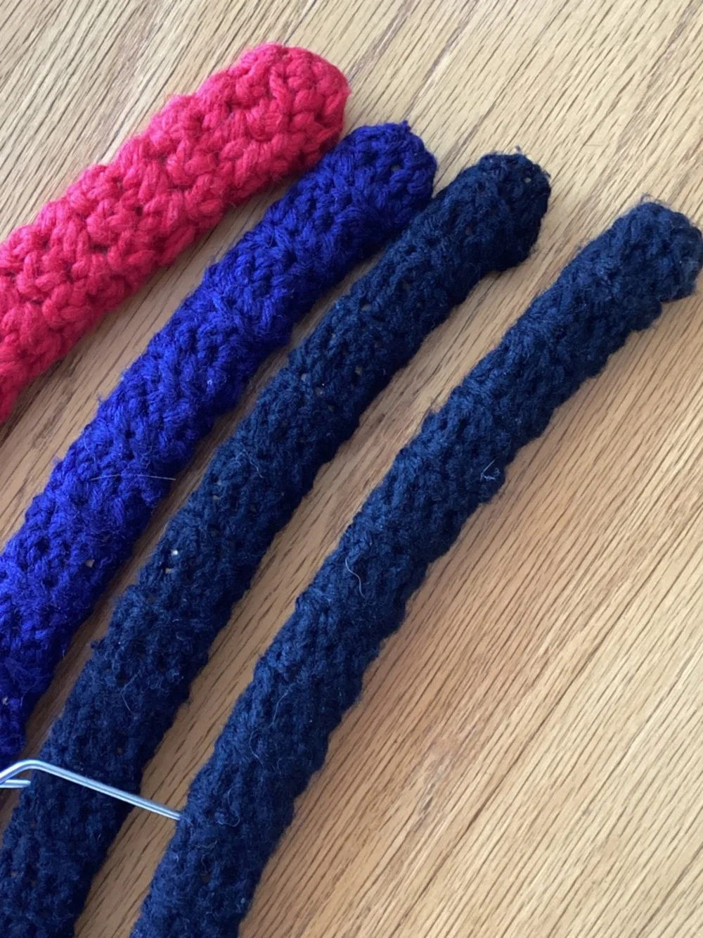 Vintage hand Crocheted Hangers